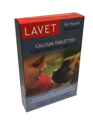 Lavet Calcium Csonterősítő Tabletta Kutyáknak 50db