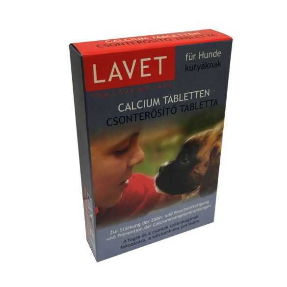 Lavet Calcium Csonterősítő Tabletta Kutyáknak 50db