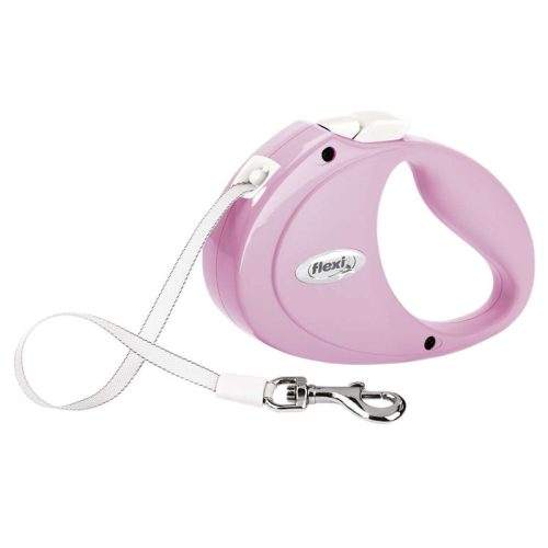Flexi Puppy Rózsaszín szalagos 2m - Kifutó