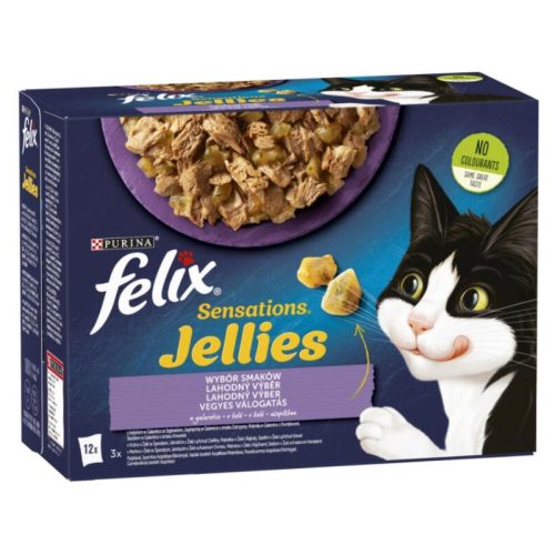 FELIX Sensations Felnőtt macska alutasak - vegyes válogatás 12 x 85g