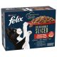FELIX Deliciously Sliced Felnőtt macska alutasak - házias válogatás 12 x 80g
