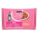 PURINA ONE Kölyök macska alutasak - lazac 4 x 85g