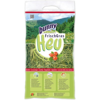 bunnyNature FreshGrass Hay with Rosehip 500g