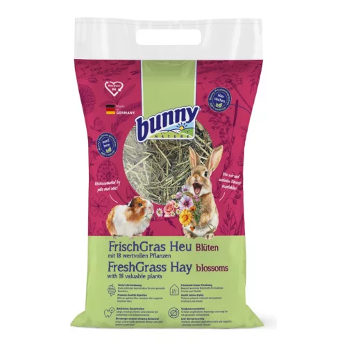 bunnyNature FreshGrass széna virággal 500 g