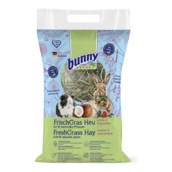   bunnyNature FreshGrass széna kókusszal és rózsasziromokkal 500 g