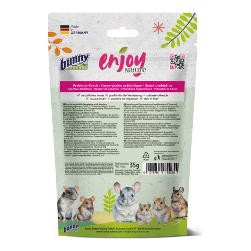 bunnyNature EnjoyNature Prebiotic-Snack jutalomfalat 35 g