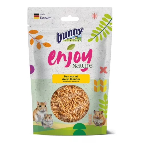 bunnyNature EnjoyNature Worm Wonder lisztkukac jutalomfalat 60 g