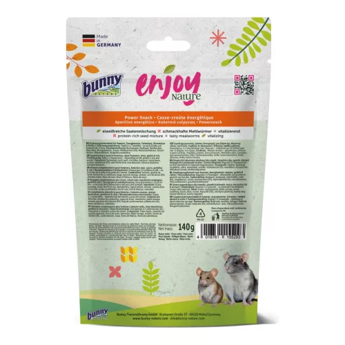 bunnyNature EnjoyNature Power-Snack jutalomfalat 140 g