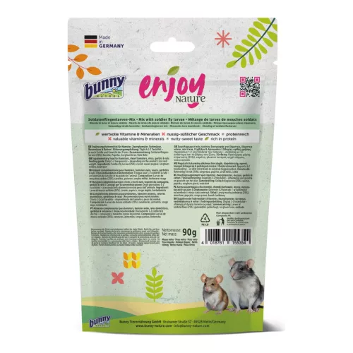 bunnyNature EnjoyNature katonalégylárvás jutalomfalat 90 g