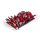 bunnyNature bunnyInteractive Snufflemat Felt (red-grey) 15x28cm - KIFUTÓ