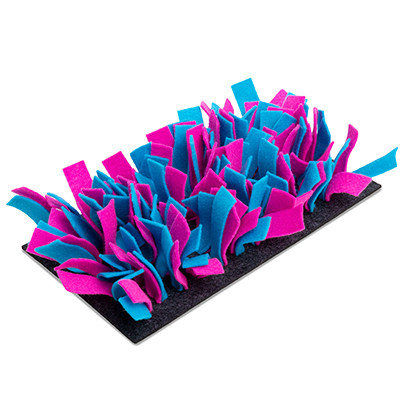bunnyNature bunnyInteractive Snufflemat Felt (turquoise/pink) 15x28cm