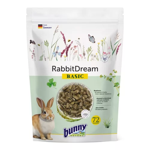 bunnyNature RabbitDream Basic felnőtt nyúltáp 600 g