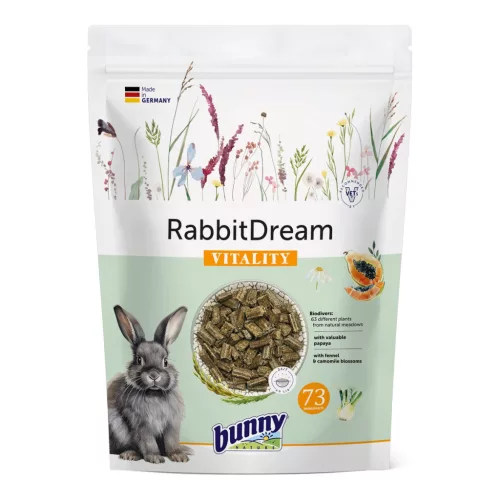 bunnyNature RabbitDream Vitality felnőtt nyúltáp 1,5 kg