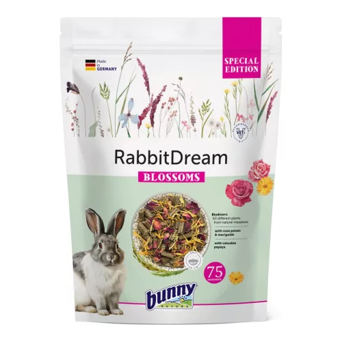 bunnyNature RabbitDream Blossoms felnőtt nyúltáp 1,5 kg