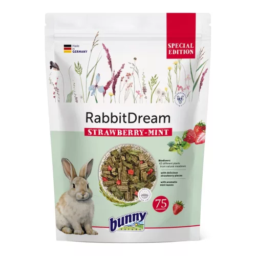 bunnyNature RabbitDream Strawberry-Mint nyúltáp 1,5 kg