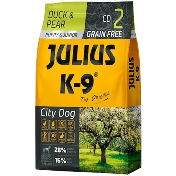 JULIUS-K9 City Dog Puppy Duck&Pear 10kg