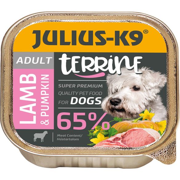 JULIUS-K9 Dog Terrine Adult Lamb & Pumpkin 150g