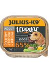 JULIUS-K9 Dog Terrine Adult Poultry & Zucchini & Spirulina 150g