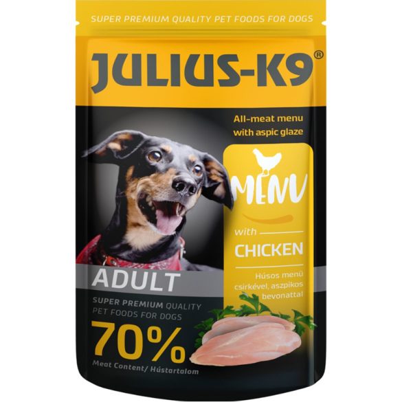 JULIUS-K9 Adult Chicken alutasakos eledel 125g