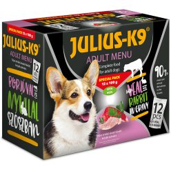   JULIUS-K9 Adult Menu Veal & Rabbit válogatás szószban 12x100g