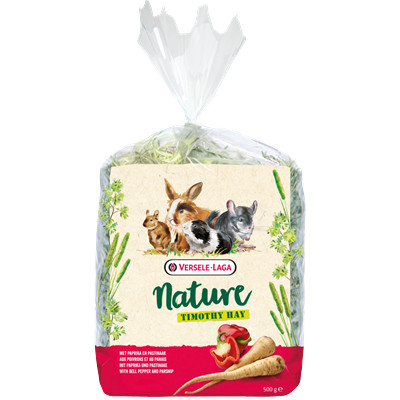 Versele-Laga Nature Timothy Hay fehér répa, paprika 500g