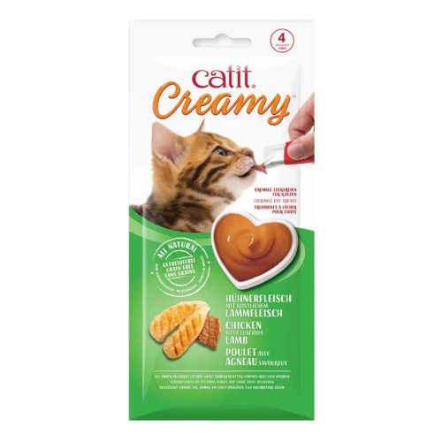 Hagen Catit Creamy Snack csirke&bárány 4x10g