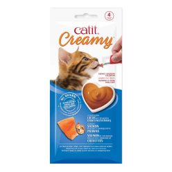 Hagen Catit Creamy Snack lazac&garnéla 4x10g