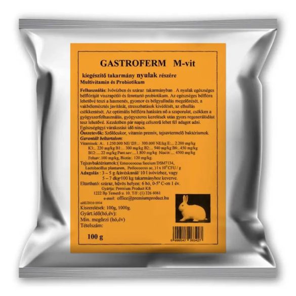 Gastroferm M-vit nyúl 100g