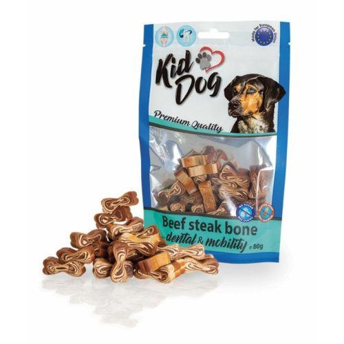 KID DOG Prémium marhahús csontocskák 80g