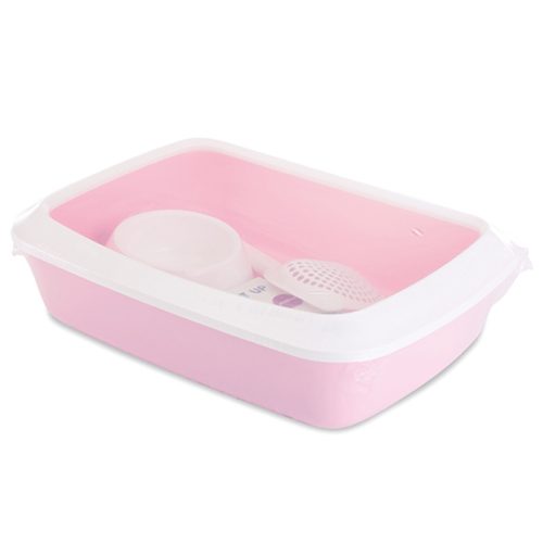 Savic Iriz Kit Starter alomtálca rózsaszín 42x31x12,5cm