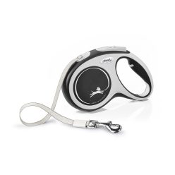 Flexi New Comfort M Fekete Szalagos 5m - Kifutó
