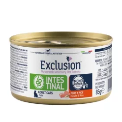 Exclusion Intestinal Felnőtt macska konzerv - sertés 85g