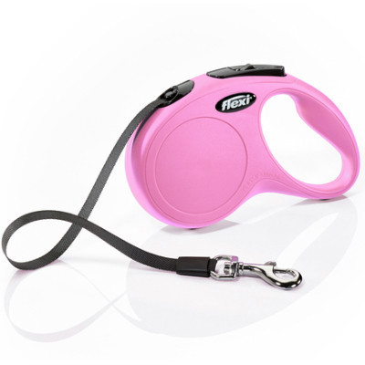 Flexi NEW Classic XS Pink Szalagos 3m - KIFUTÓ
