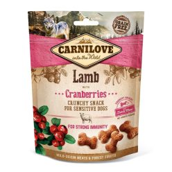   CarniLove Dog Crunchy Snack báránnyal és vörösáfonyával 200g