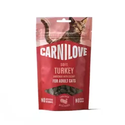 CarniLove Cat Soft Snack pulyka macskamentával 50 g