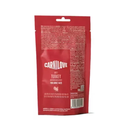 CarniLove Cat Soft Snack pulyka macskamentával 50 g