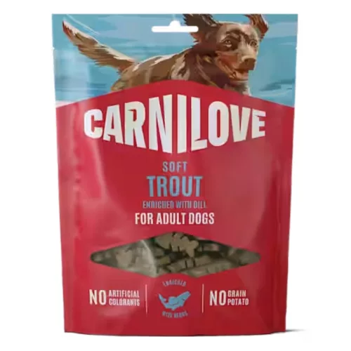 Carnilove DOG Soft Snack pisztráng kaporral 200 g