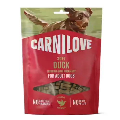Carnilove Dog Soft Snack kacsa rozmaringgal 200 g