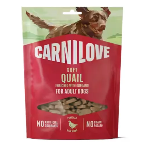 Carnilove Dog Soft Snack fürj oregánóval 200 g