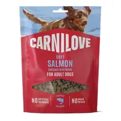 Carnilove DOG Soft Snack lazac kakukkfűvel 200 g