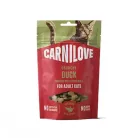 CarniLove Cat Crunchy Snack kacsa málnával 50 g