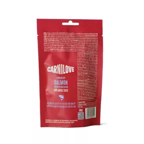 CarniLove Cat Crunchy Snack lazac macskamentával 50 g