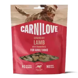   CarniLove Dog Crunchy Snack bárány vörösáfonyával 200 g