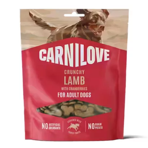 CarniLove Dog Crunchy Snack bárány vörösáfonyával 200 g