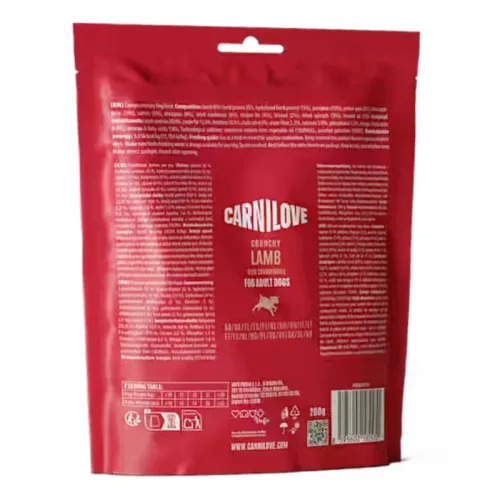 CarniLove Dog Crunchy Snack bárány vörösáfonyával 200 g