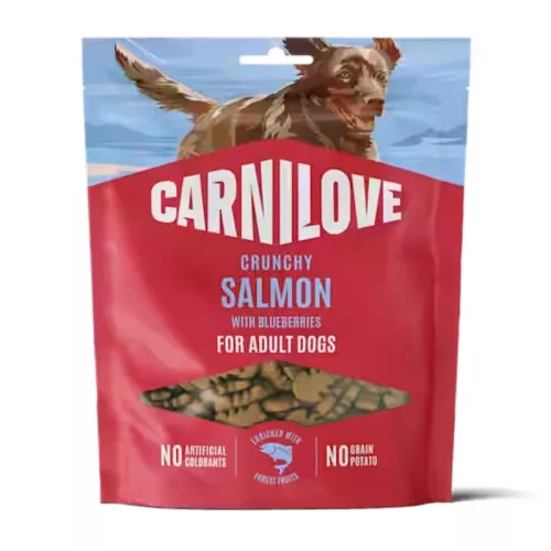 CarniLove Dog Crunchy Snack lazac áfonyával 200 g