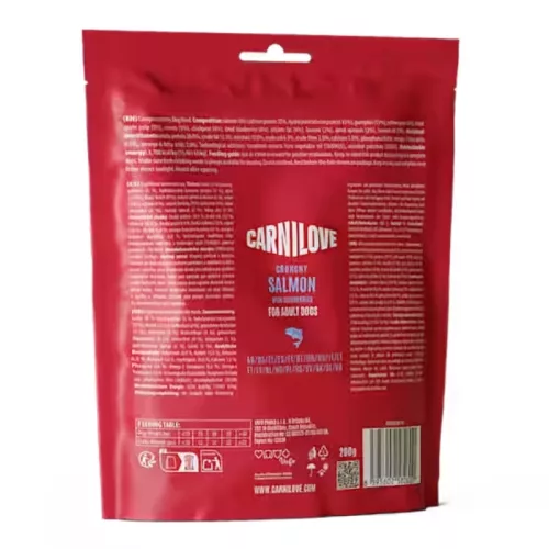 CarniLove Dog Crunchy Snack lazac áfonyával 200 g
