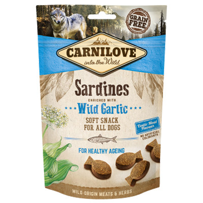 Carnilove Semi-Moist Sardines enriched with Wild garlic, szardínia medvehagymával 200g