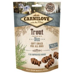   Carnilove Semi-Moist Trout enriched with Dill, pisztráng kaporral 200g