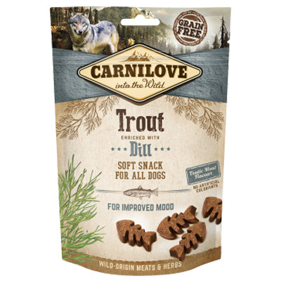 Carnilove Semi-Moist Trout enriched with Dill, pisztráng kaporral 200g